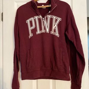 PINK quarter zip